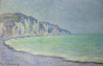尅勞德 莫奈 Cliff at Pourville 尅勞德 莫奈 Cliff at Pourville